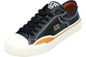 SEW BY SOU Skateboard Shoes for Men Leather Low Top Pro Skateboarding Training Casual Sneakers