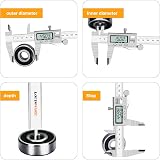 LOUISWARE 150mm Digital Vernier Caliper Stainless Steel Inch/Metric view 4