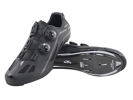 Raiko Sportswear HP1 Rennradschuhe Carbonsohle SPD-SL/Look Klickpedale Drehverschluss