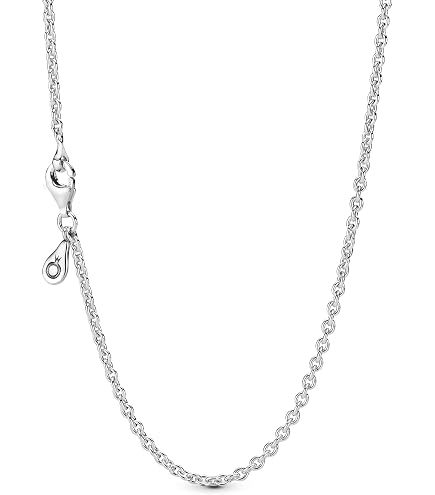 Amazon.com: PANDORA Cable Chain Necklace Clear One Size : Clothing