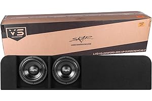 Skar Audio Dual 10" Loaded Ported Subwoofer Enclosure Compatible with 2015-2025 Ford F-150 SuperCrew Cab Trucks