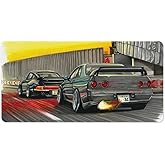 Jdm Japanese Car Art Skyline Gtr R32 Large Mouse Pad for Desk 30x60cm