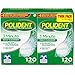 Polident Antibacterial 3 Minute Denture Cleanser 120 Tablets Per Box (Pack of 2)