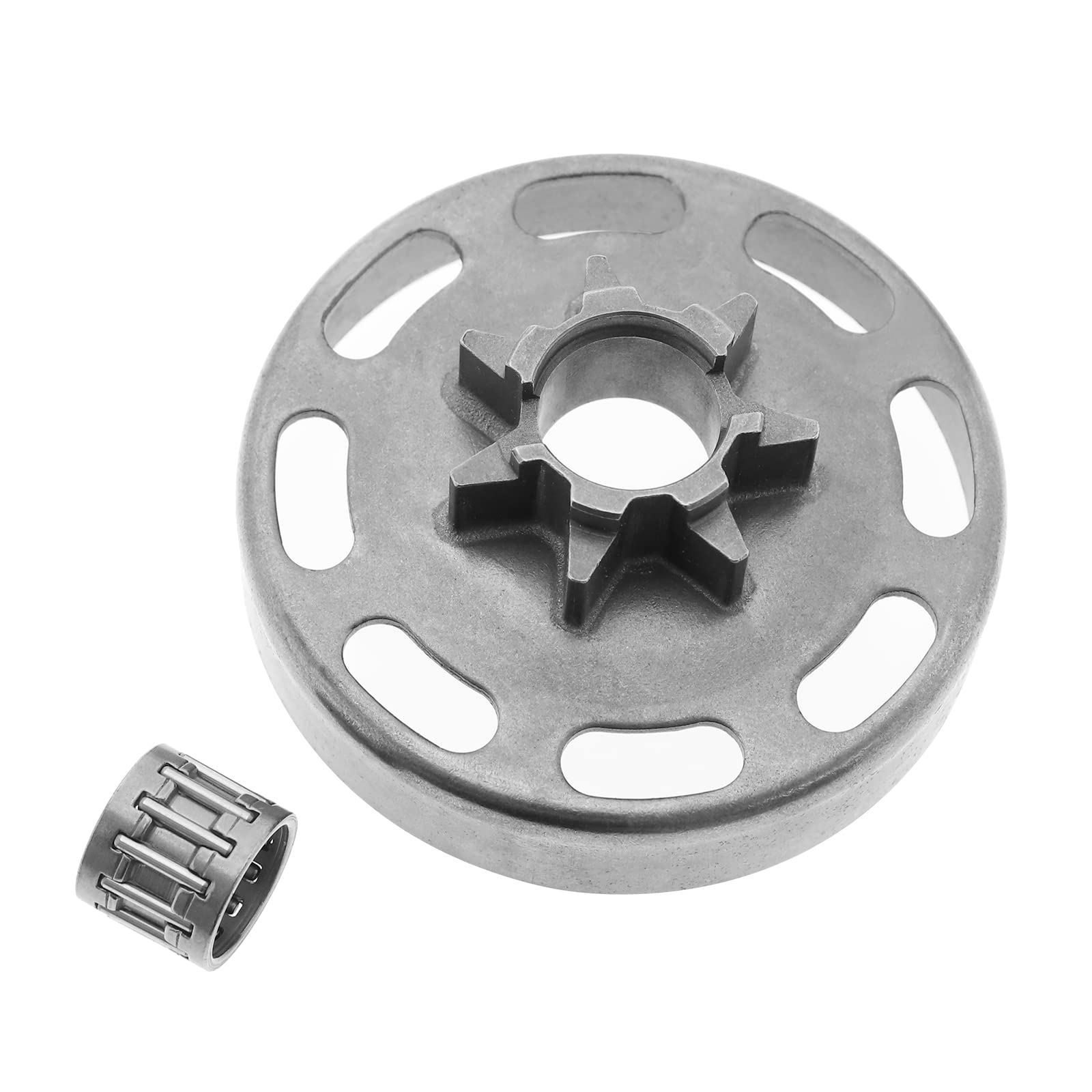 YINETTECH 325" Pitch 7 Tooth Clutch Drum Sprocket Kit Compatible with Husqvarna 435 435E 440 440E 435E II Chainsaw Clutch Drum Spur Sprocket