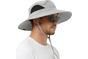 EINSKEY Wide Brim Sun Hat, UPF 50+ UV Protection Waterproof Packable Bucket Hat for Men & Women, Fishing Hiking Beach Garden