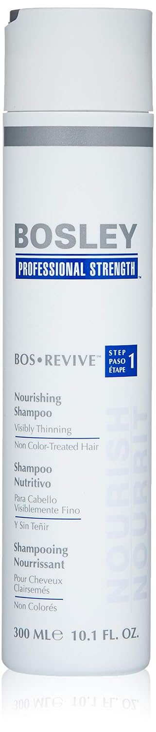 Bosley Bos Revive Nourishing Shampoo for Visibly Thinning Non Color-Treated Hair, 33.8 Ounce: Premium Beauty
