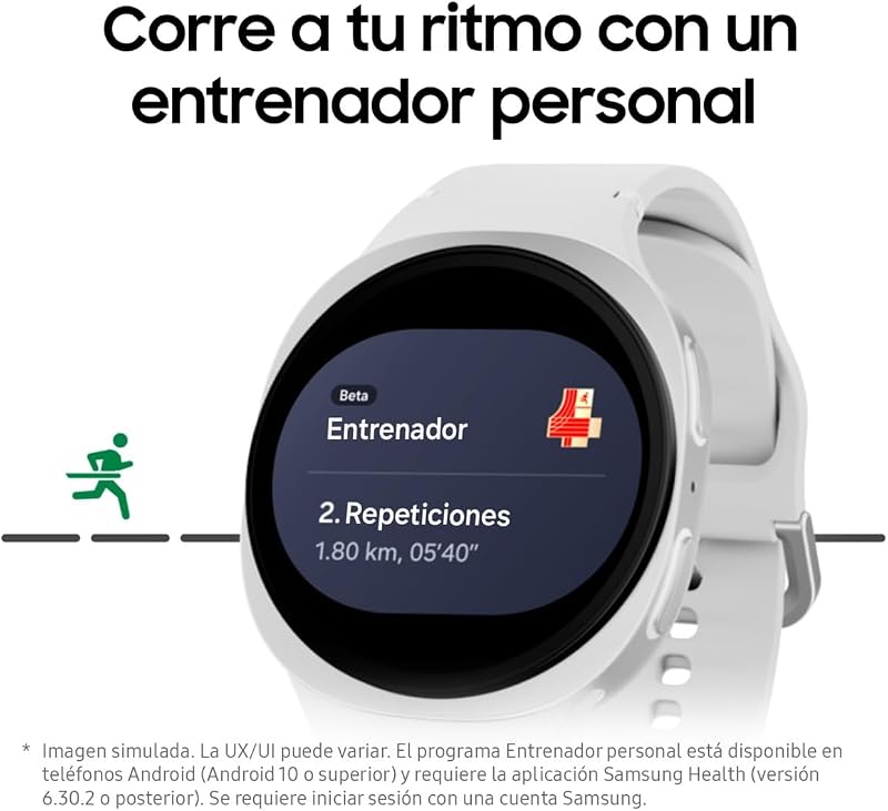 Samsung Galaxy Watch8, 44mm, Bluetooth, Galaxy AI, Smartwatch, Processador de 3 NM, Assistente de Saúde e Sono, Rastreamento Esportivo, 3 anos de garantia + 1 ano extra, cinza escuro (versão espanhola) — foto 5 de 8