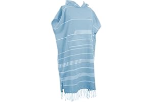 miduoidn Luxurious Hooded Surf Poncho Designed for and Style by Water Turkish Cotton Cloak Towel Surf Cape Change Towel Sauna