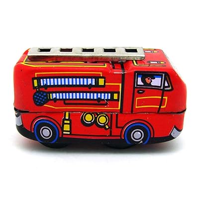Buy Nuobesty 2pcs Retro Wind Up Toys Clockwork Train Fire Engine Antique Metal Tin Car Toys For Kids Party Favors Gifts Online In Indonesia B08nx5sym3