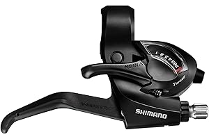 Shimano EF41 3x7-Speed Brake/Shift Lever Set Black