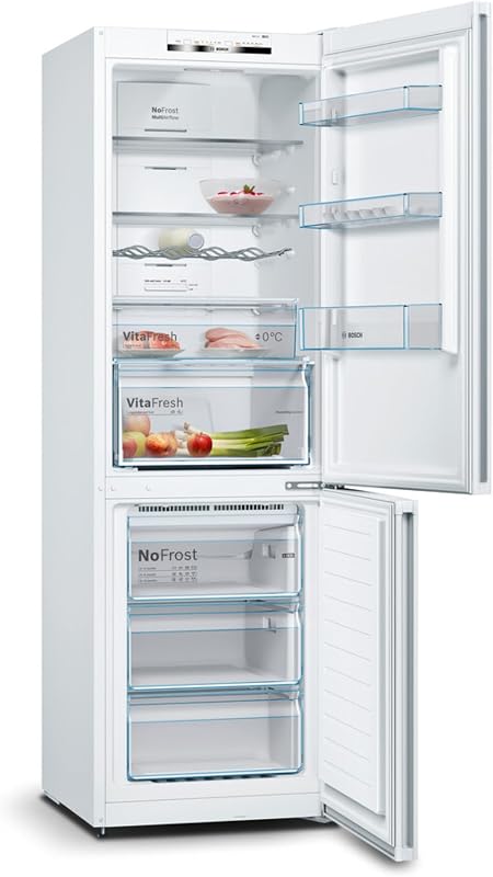 , Frigorífico Combi, Serie 4, 60 cm, Total NoFrost, blanco, KGN362WED — foto 6 de 6