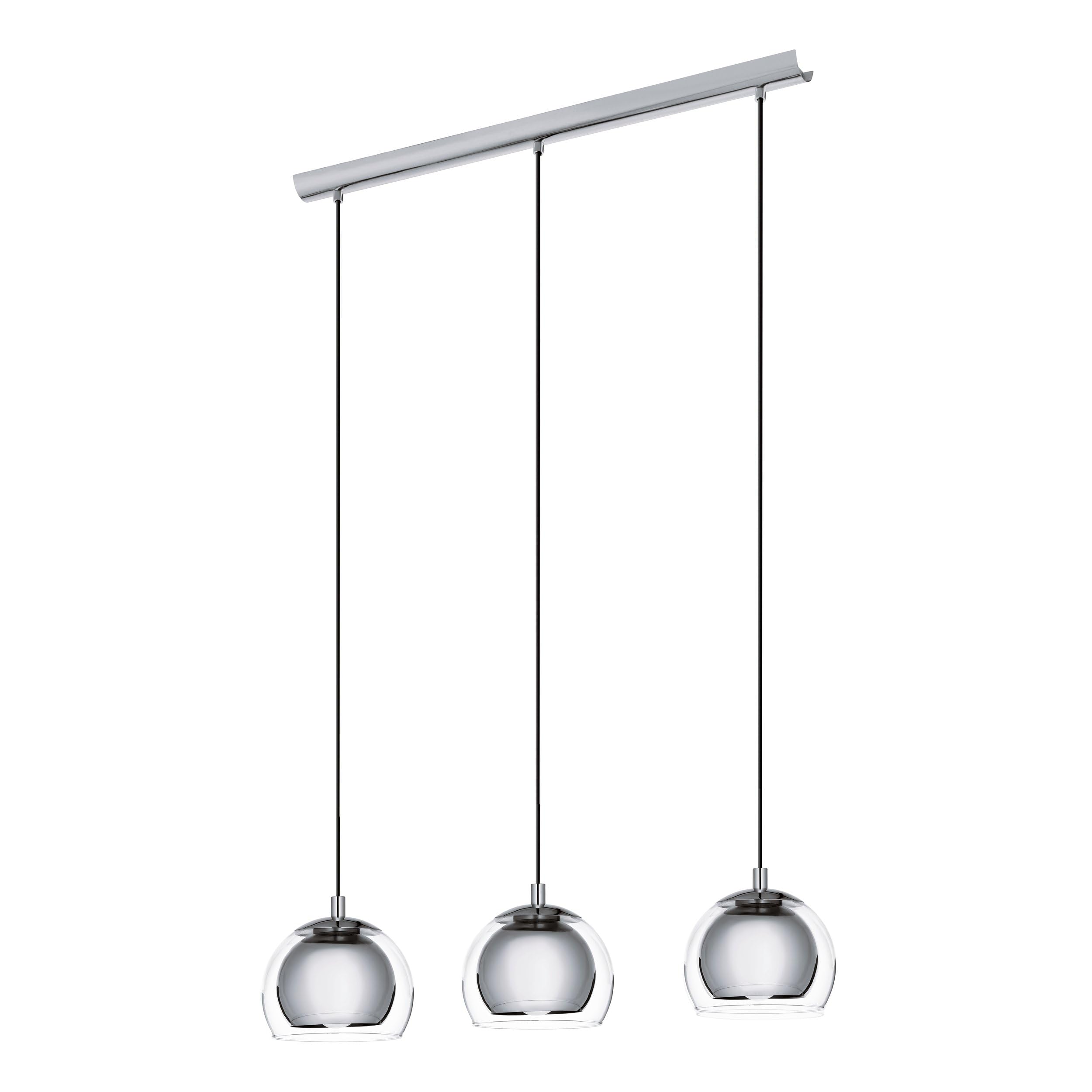 EGLO E27 Chrome Pendant Lamp ROCAMAR, 94593