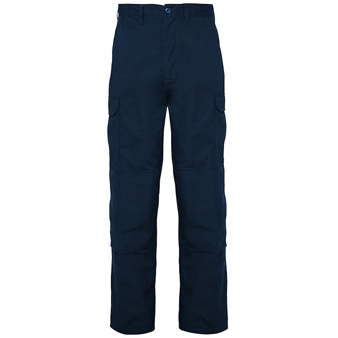 Rtxtra Pantalones Clasicos De Trabajo Para Hombre Xl L Negro