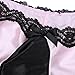 CHICTRY Men's Lace Floral Bikini Briefs Underwear Sissy Pouch Crossdress Panties Pink X-Large(Waist:32.0-38.0