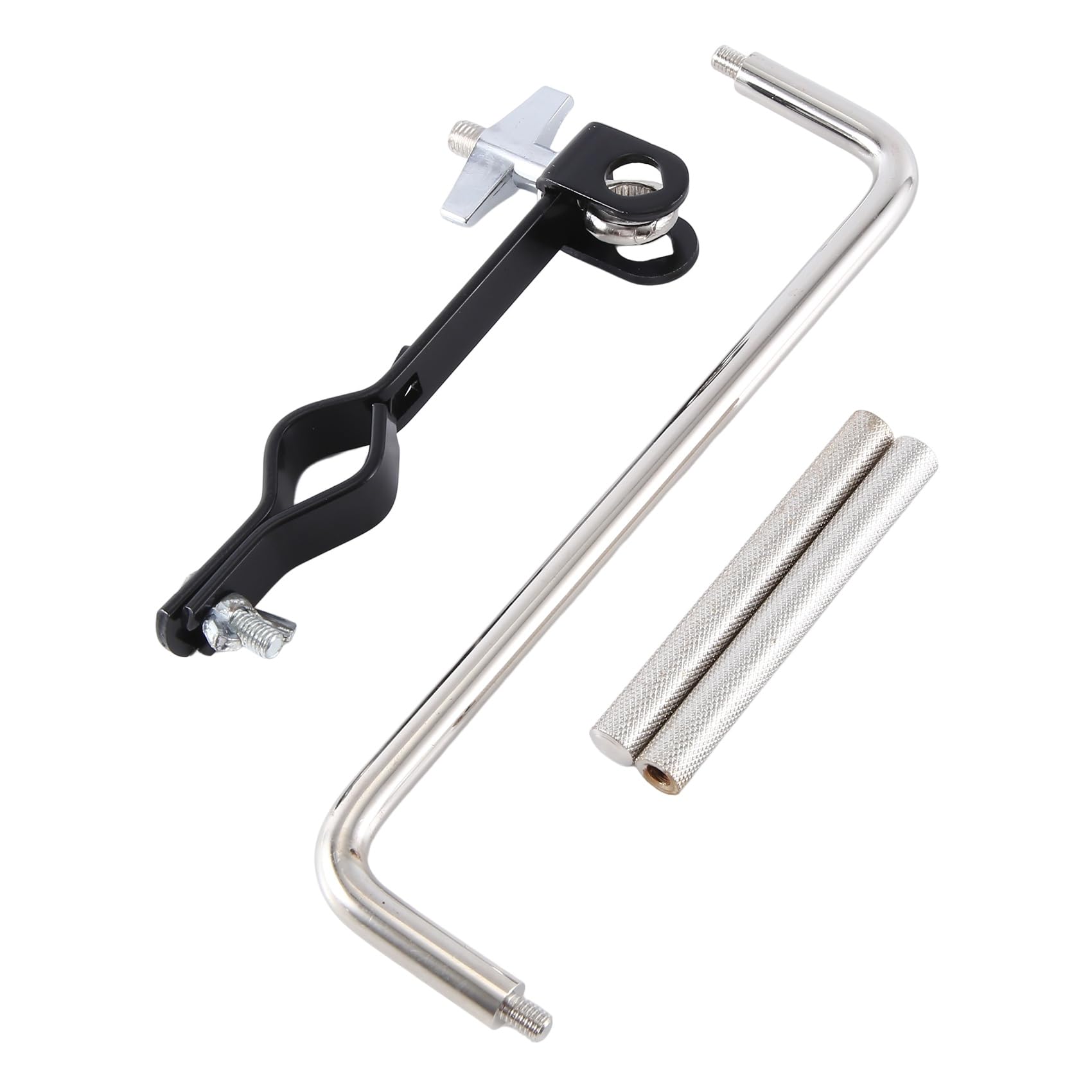 Dedjgoo Z Shape Drum Cymbal Arm Rod Clip Clamp Hardware Water Cymbal Expansion Holder Drum Rack Percussion Instrument Drum Parts Accessories