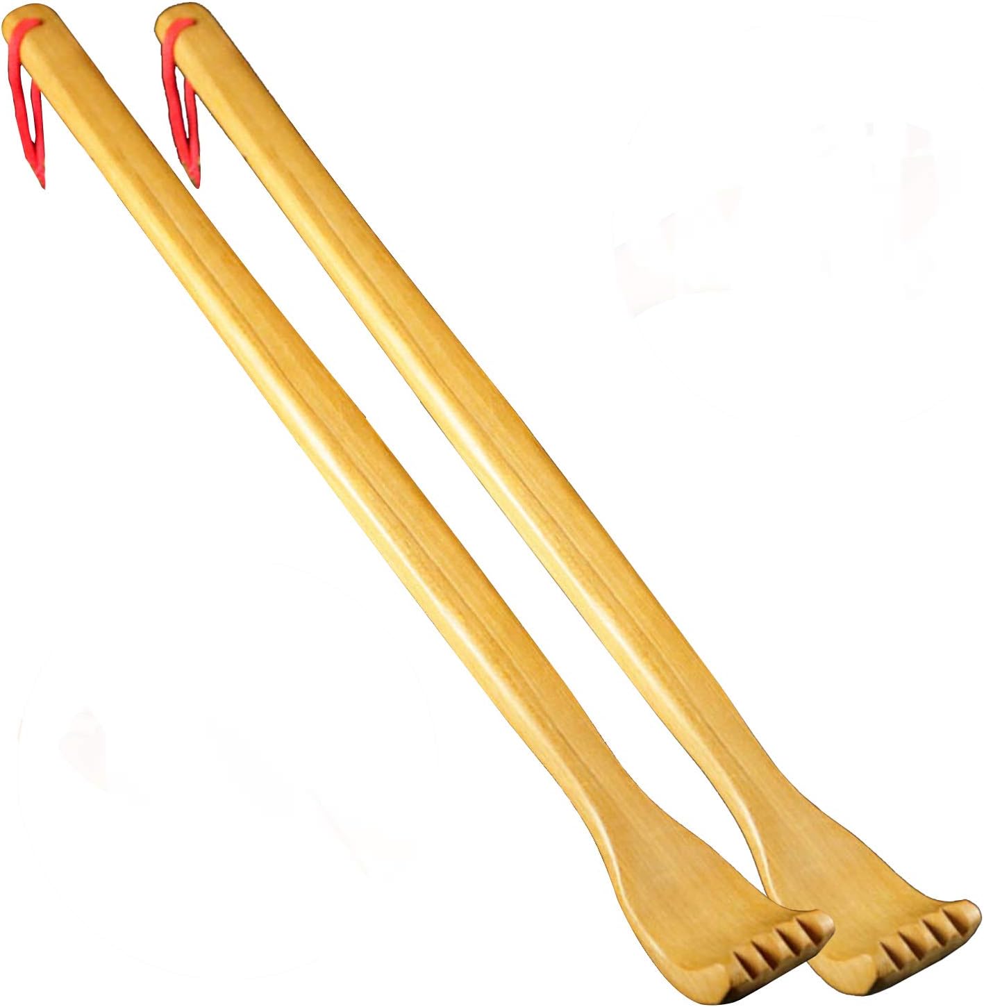 VEGCOO Wooden Back Scratchers, Manual Back Massager Long Back Scratcher for Body Relaxation