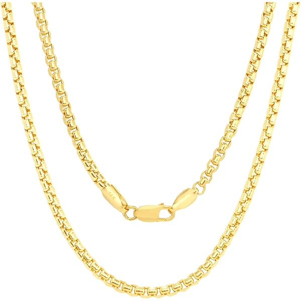 アクセサリー 19SO 24/7 18k necklace Nuragold 18k Real Yellow Gold Solid Miami Cuban Link 2.7mm Chain