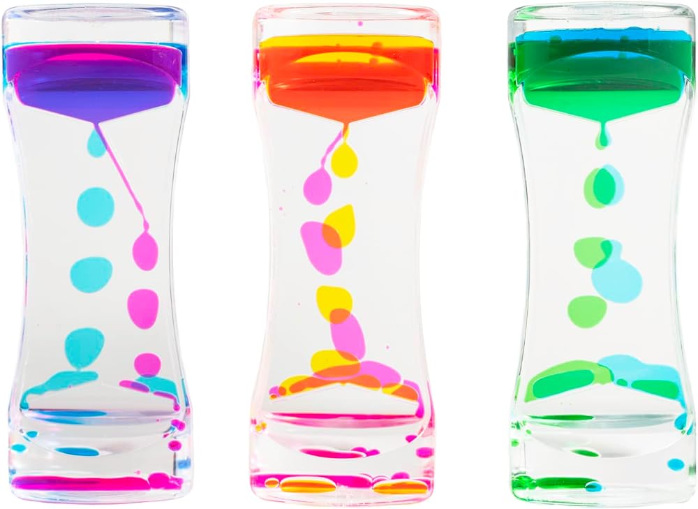 Virtuenity Liquid Sensory Timer Autism ADHD Stress Relief Pink Blue