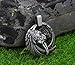 TTKP Norse Vikings Odin'S Ravens Pendant Necklace Huginn And Muninn Jewelry
