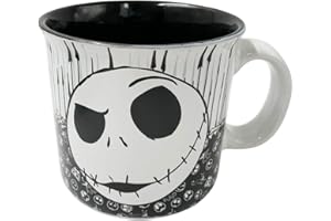 Silver Buffalo Disney Nightmare Before Christmas Jack with Bones Ceramic Mug, 20 Ounces