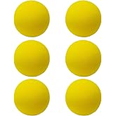 bskkw 6PCS 42mm Golf Foam Balls, EVA Sponge Limited Flight Practice Balls for Indoor Outdoor Swing Training and Backyard Use