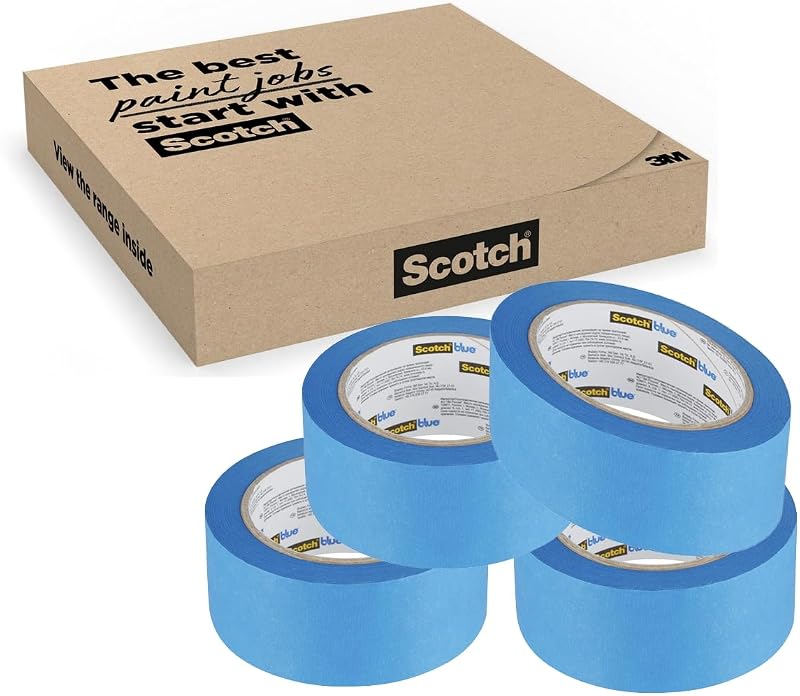 ScotchBlue Multi-Surface Painters Masking Tape 24mm x 41m 4 Rolls Indoor Outdoor