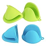 Vaincre 4PCS Silicone Oven Mitts Heat