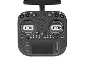 OPUS RadioMaster TX15 MAX Edition ExpressLRS AG02 Hall Gimbals IPS Touchscreen Radio Controller Mode 2 (Carbon Fiber Black)