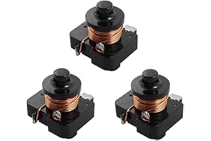 XMHF 1/3HP Refrigerator Coil Compressor Relay Starter 3Pcs