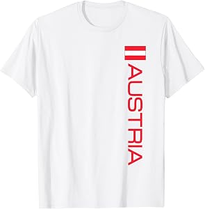 Austria Flag Austrian National Pride and Colors T-Shirt