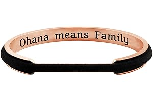 WUSUANED Hawaiian Word Hibiscus Hair Tie Grooved Cuff Bangle Bracelet Hawaii Jewelry Gift For Family Best Friends