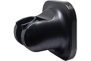 BSTIIU Hand Held Shower Head Holder, Adhesive Showerhead Bracket, Angle Adjustable Shower Wand Holder Wall Mounted, Oil Rubbed Bronze