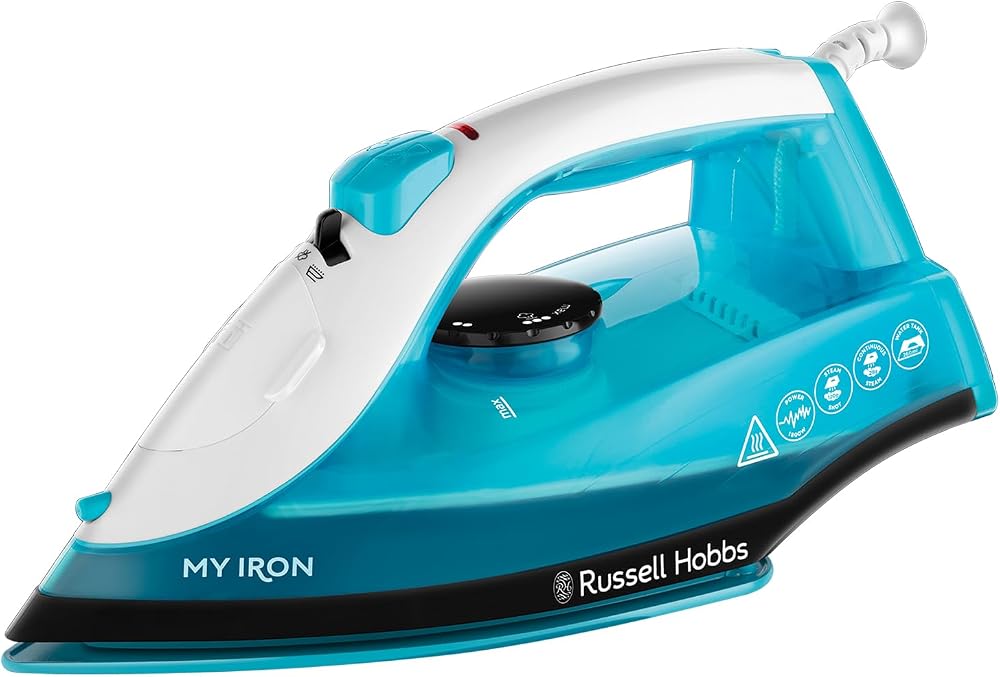 Russell Hobbs My Iron Steam Iron, 1800W, Ceramic Soleplate, 260ml Tank