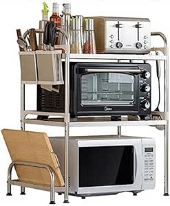 Cxmm Estante de Cocina Microondas Estante de Almacenamiento Estante de