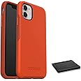 OtterBox Symmetry Series Case for iPhone 11 and iPhone XR - Includes Cleaning Cloth - Risk Tiger (Mandarin RED/PUREED Pumpkin)
