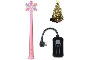 eMjollRay Christmas Tree Wand Remote Control for String Lights and Decoration Lights & Small Appliances,Kids Christmas Tree Light Controller Voice Activated Ideal for for Holiday Parties