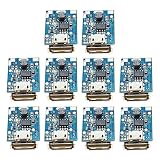 Onyehn 10Pcs 5V Boost Step Up Power Supply Module Lithium Battery Charge Protection Board HOTCHIP HT4928S(parameters Same as134N3P) DIY Charger LED Display USB and Micro Port 10 Pack