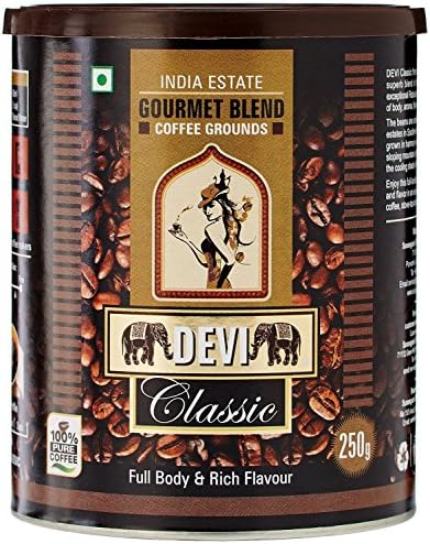 DEVI Classic Gourmet Blend Coffee Grounds, 250g
