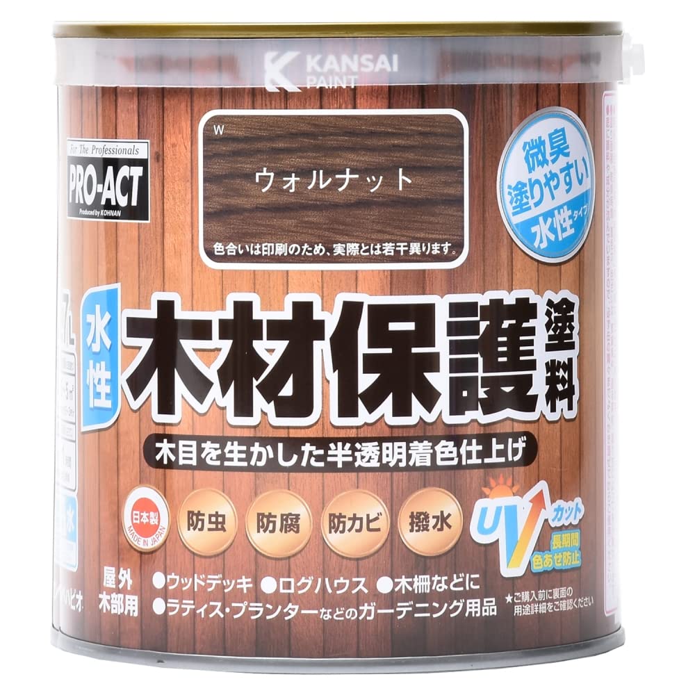コーナン オリジナル PROACT 水性木材保護塗料 ０．７Ｌ ウォルナット商品画像