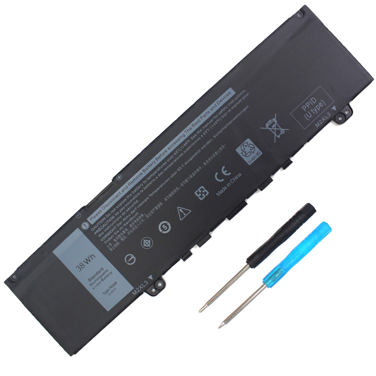 F62G0 F62GO 39DY5 Laptop Battery for Dell Inspiron