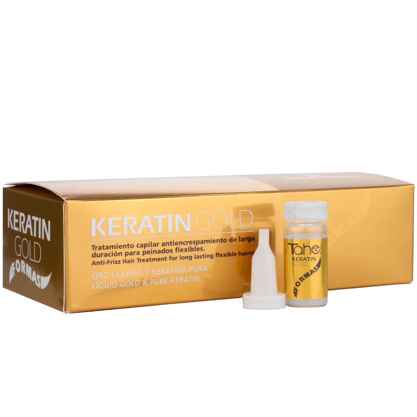 Tahe Botanic Keratin Gold Forms Capillary Treatment 10 Ampoules 100ml
