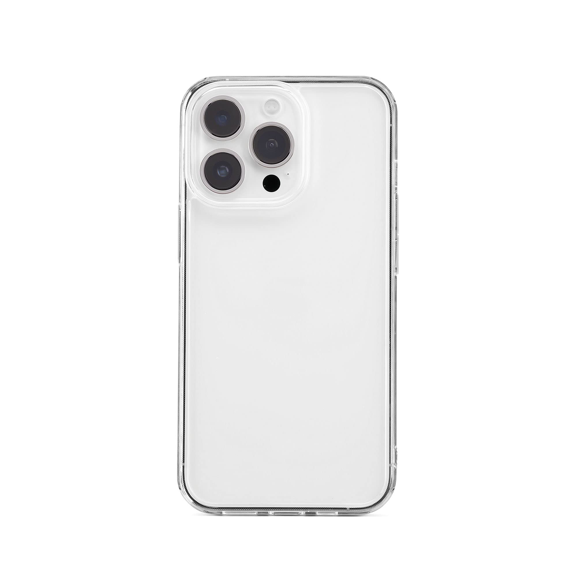 aiino italian ideas Glassy Case for iPhone 13 Pro, Glass and TPU Cover for iPhone 13 Pro, Total Transparency, Shockproof Bumper Anti-Scratch, Slim Profile, Transparent