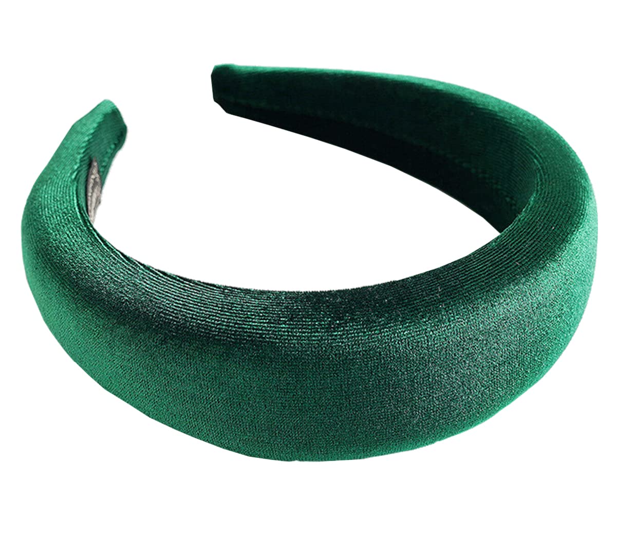 Green Velvet Wide Headbands for Women Soft Head Band for Girls Fashion No Slip Headband Hair Accessories 7809 — image 1