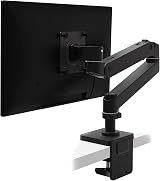Ergotron LX Pro Premium Monitor Arm Single Desk Mount 34in 4-22 lb White