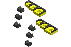 3D Tool Trays MagAttach Ratchet Organizer Kit (3 Piece Set (2-Pack), Yellow/Black)