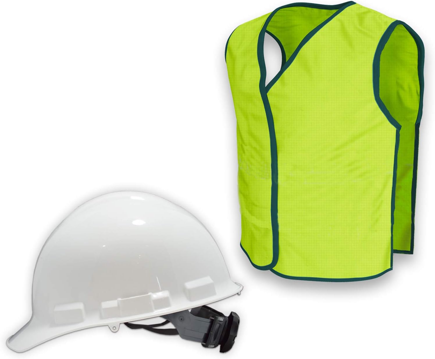 hard hat and vest