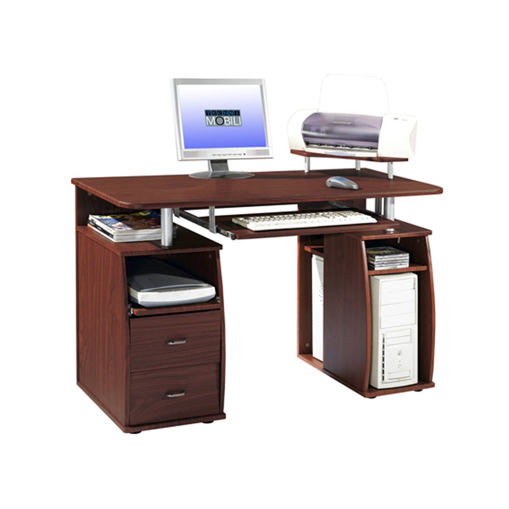 Best Techni Mobili Complete Workstation Computer Desk