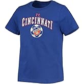 Outerstuff FC Cincinnati Juniors Girls Size 4-16 Team Wordmark Logo T-Shirt