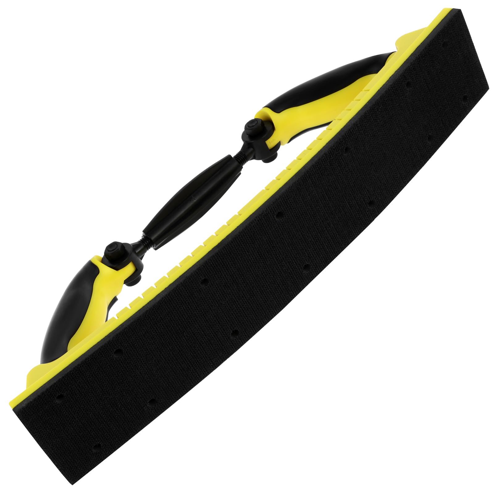 Jetcloud Manual Sanding Tool for 70mm Mesh Sand Adjustable Flexible Drywall Sanding Block with Handle Rectangular Arc Sanding File Block Grinding Tool for Woodworking Cars Walls
