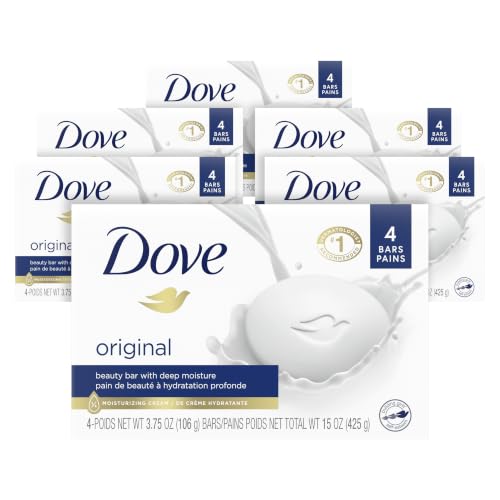 Dove Beauty Bar Soap Original 24 Count for Soft, Smooth Skin,... 61BQRP+UiZL